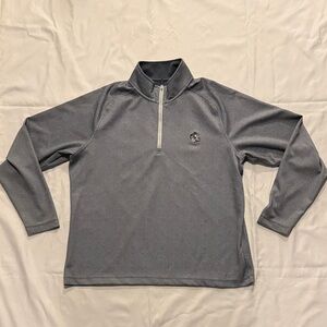 DuPont Country Club US Open Fairway & Greene Herringbone Gray Zip Pullover